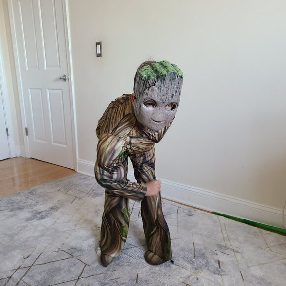 Marvel Groot Costume Kids Large (8–10 yrs) Guardians of the Galaxy - Picture 8 of 8